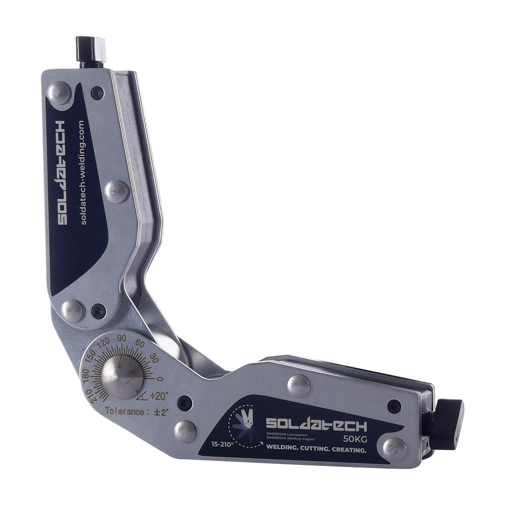 Lasmagneet verstelbaar schakelbaar 50kg - Afbeelding 2