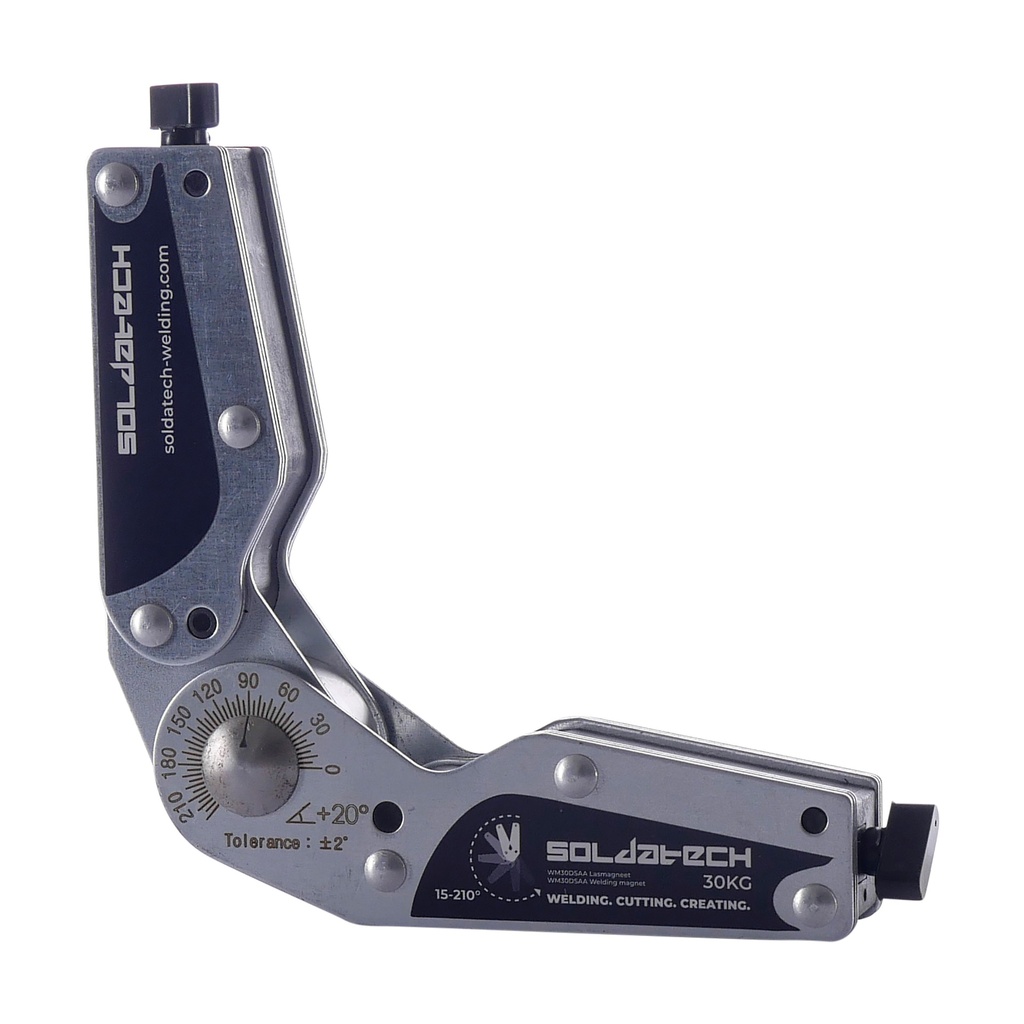 Lasmagneet verstelbaar schakelbaar 30kg - Afbeelding 2